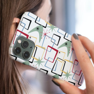 Funky Sternexplosion Boomerang Squares Mitte des J Case-Mate iPhone Hülle