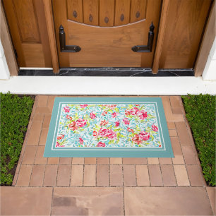 Funky Summer Colors Paint Spritzer Art Pattern Fußmatte