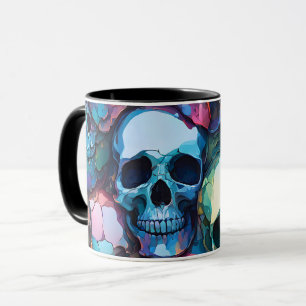 Funky Totenköpfe Tasse