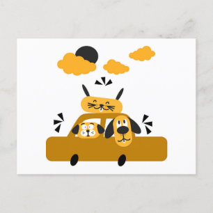 Funky Town Postcard Postkarte