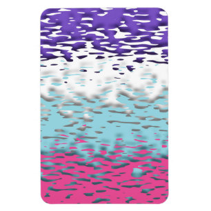 Funky Trippy Ripply Groovy Multisexuelle Pride-Fla Magnet