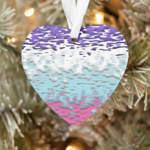 Funky Trippy Ripply Groovy Multisexuelle Pride-Fla Ornament