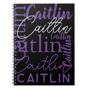 Funky Urban Name Spiral Notebook Notizblock