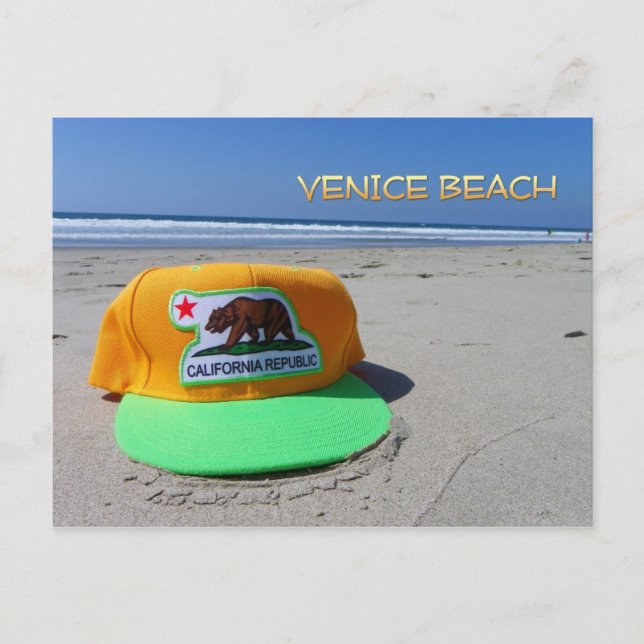 Funky Venice Beach Postcard! Postkarte (Vorderseite)