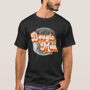 Funky Vintage Retro Disco Spiegel 70er Boogie Mann T-Shirt