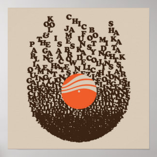 Funky Vinyl Poster