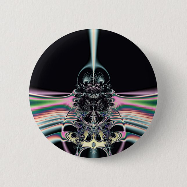 Funky Vogel Button (Vorderseite)