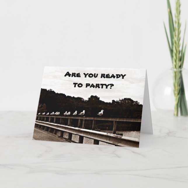 **FUNKY VRDS** NUR WANNA HAT "FUN" BIRTHDAFUN KARTE (Vorderseite)