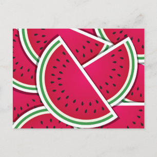 Funky-Wassermelonen Postkarte