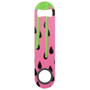 Funky Watermelon Neon Green Paint Tropfens Speedflaschenöffner