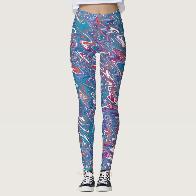 Funky Waves Leggings (Vorderseite)