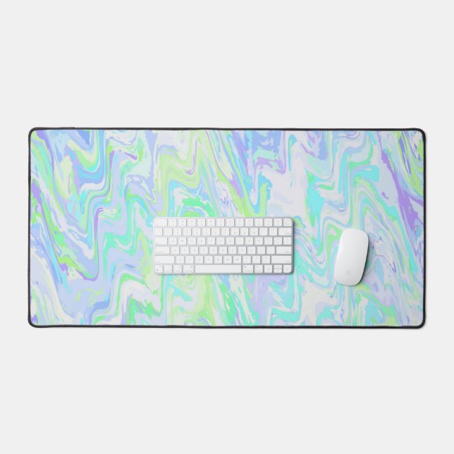 Funky Waves Schreibtischunterlage (Tastatur & Maus)