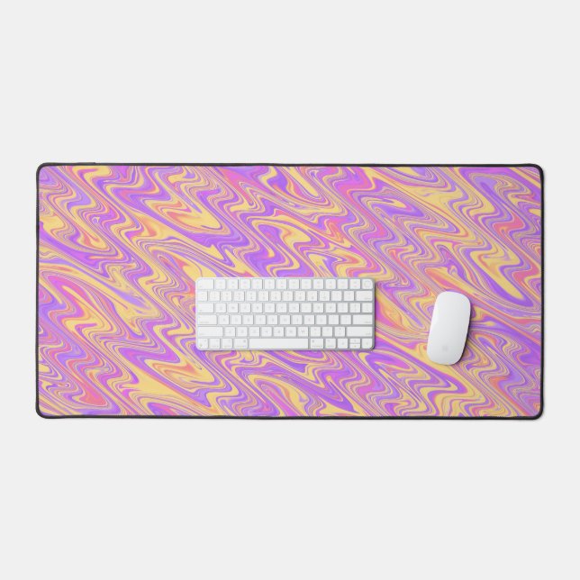 Funky Waves Schreibtischunterlage (Tastatur & Maus)