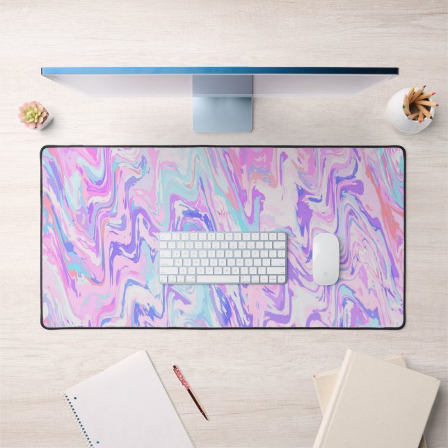 Funky Waves Schreibtischunterlage (Büro 1)