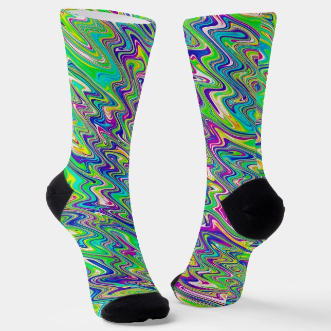 Funky Waves Socks Socken (Gewinkelt)