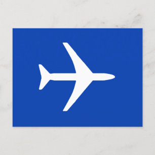 Funky weiße ankündigungspostkarte