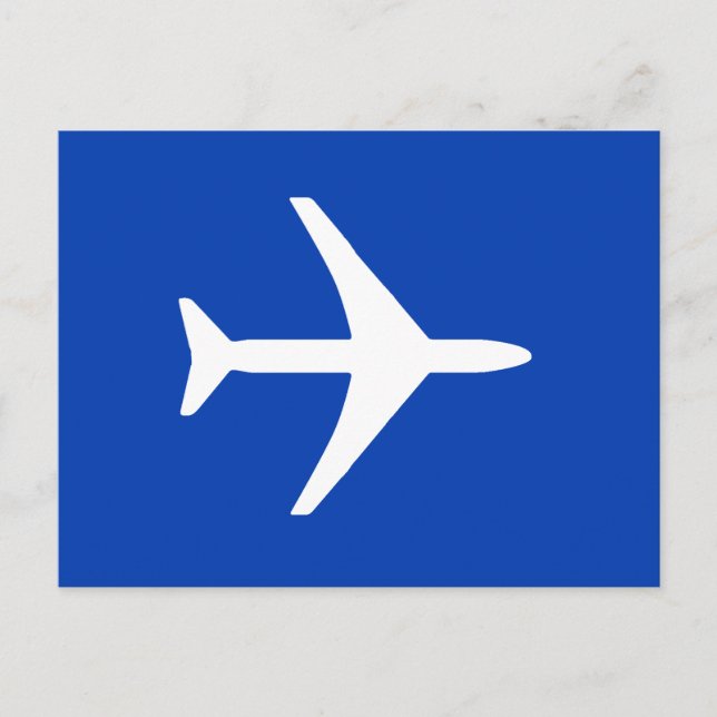 Funky weiße ankündigungspostkarte (Vorderseite)