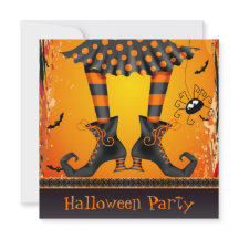 Funky Whimsical Witz Legs Halloween-Party