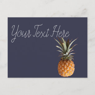 Funky Yummy Pineapard Postcard Postkarte