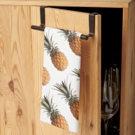 Funky Yummy Pineapples Geschirrtuch