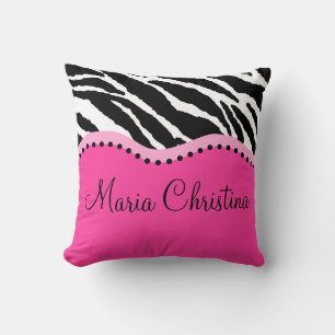 Funky-Zebra-Personalisierte Kissen