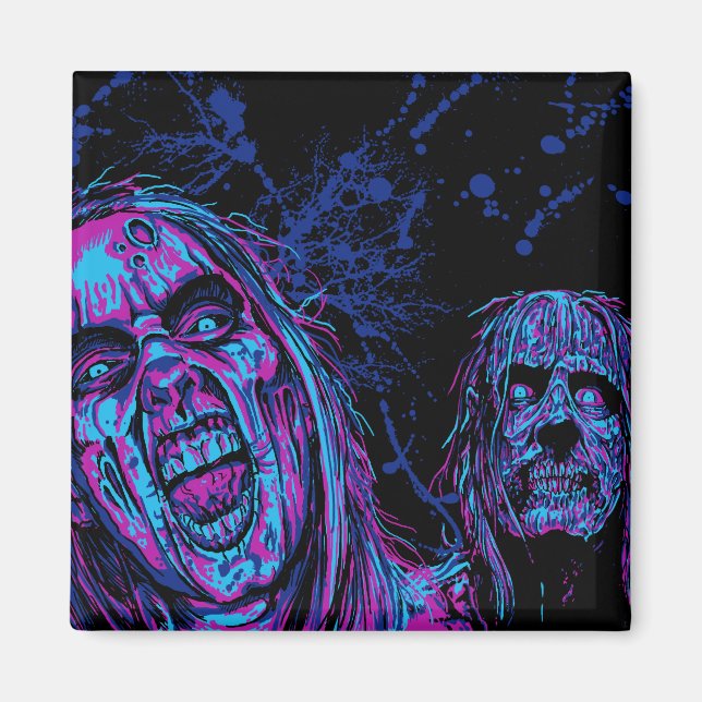 Funky Zombies Magnet (Vorne)