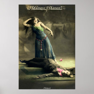 FUNNE POSTERS - VAMPYRE DANCE - VINTAG & RETRO POSTER
