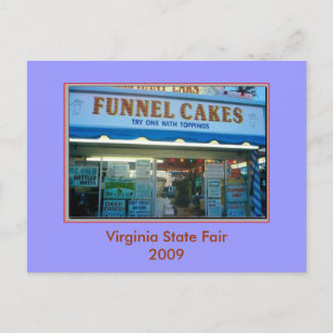 Funnel Cakes Postkarte