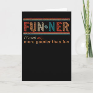 Funner Definition mehr gut als Spaß Unglaublich wi Karte