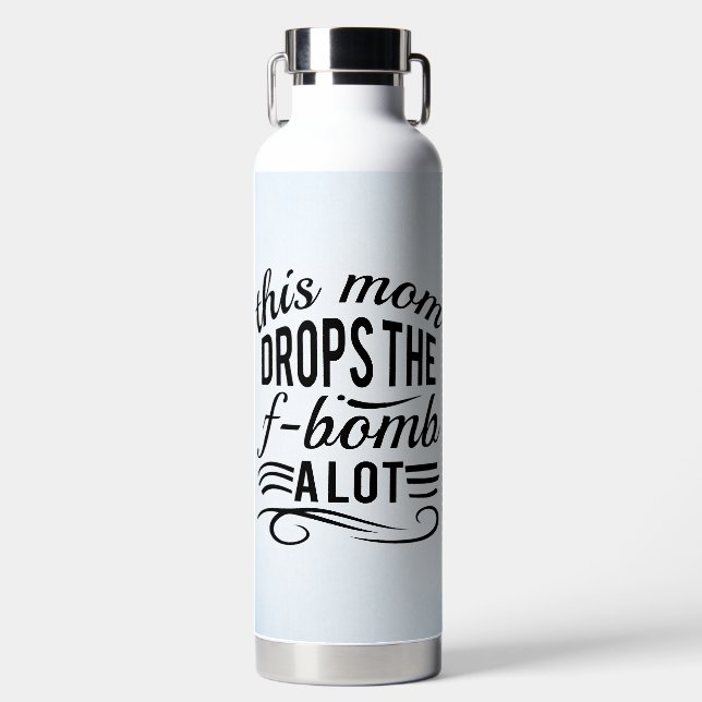 FUNNES UND SARKASTISCHES SPRICHWORT TRINKFLASCHE (Vorderseite)