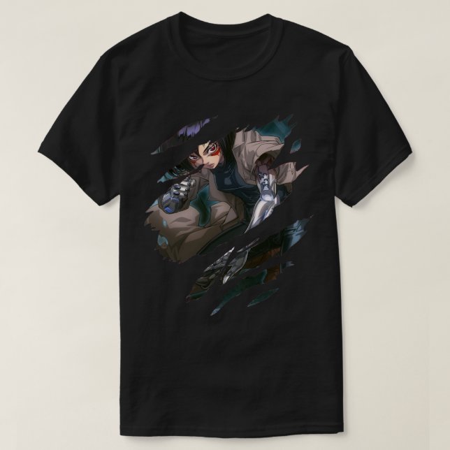 Funniest Alita Battle Angel Gift Music Fans T-Shirt (Design vorne)