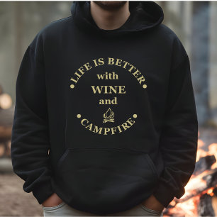Funnt Camping und Redewendungen Hoodie