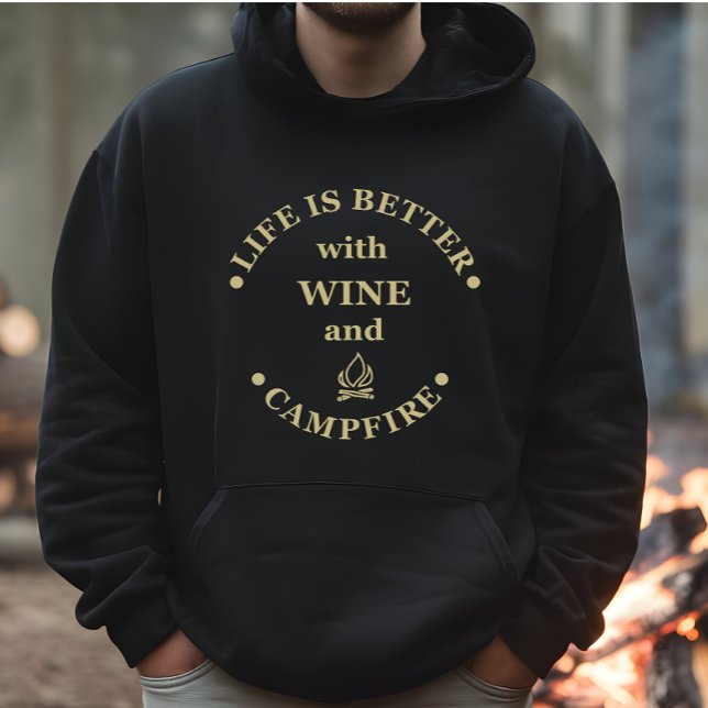 Funnt Camping und Redewendungen Hoodie (Von Creator hochgeladen)