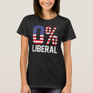 Funny 0 Liberale Politische Konservative Republika T-Shirt
