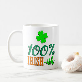 Funny 100% Irish -ish Geschenk für St Patrick's Da Kaffeetasse