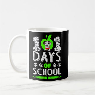 Funny 101 Days of School Dalmatiner Hund 100. Smar Kaffeetasse