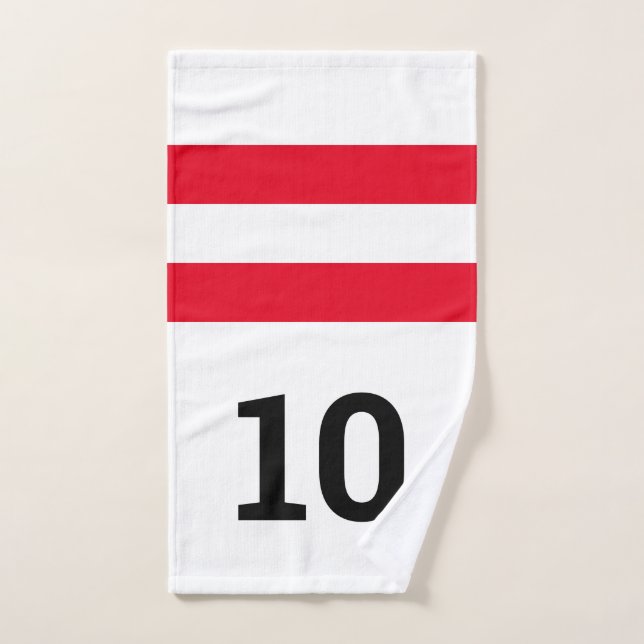 Funny 10 Button für Rechtsbeistand Bowling  Handtuch (Handtuch)