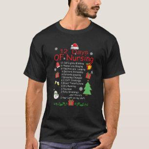 Funny 12 Days of Nursing Weihnachtskostüm Nurse G T-Shirt