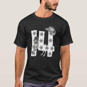 Funny 14. Geburtstag 14 Jahre Altes Pferd Cowgirl T-Shirt