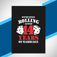 Funny 14th Anniversary Paare Verheiratet 14 Jahre