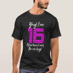 Funny 16Th Birthday Driving For 16 Year Old Girls T-Shirt<br><div class="desc">Funny 16. Geburtstag Fahren für 16-jährige Mädchen</div>