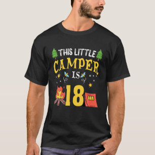 Funny 18. Camping Geburtstagscamper Lover 18 Jahre T-Shirt