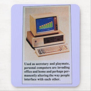 Funny 1981 Personal Computer Blurb Mousepad