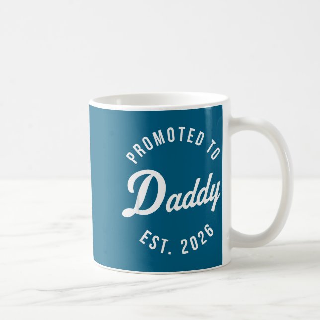 Funny 1st Time Dad Est 2026 New Dad New First Fath Kaffeetasse (Rechts)