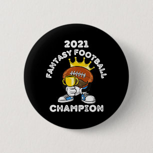 FUNNY 2021 FANTASY FOOTBALL CHAMPION FANTASY LEAGU BUTTON
