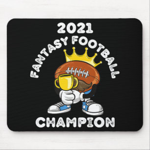FUNNY 2021 FANTASY FOOTBALL CHAMPION FANTASY LEAGU MOUSEPAD