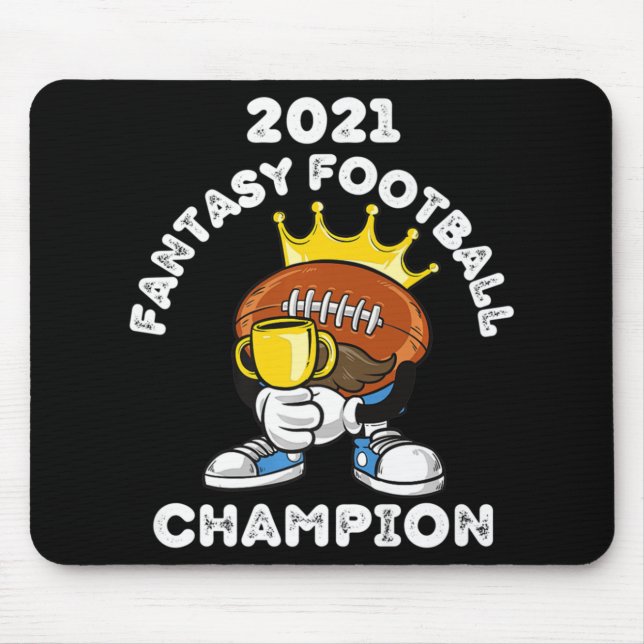 FUNNY 2021 FANTASY FOOTBALL CHAMPION FANTASY LEAGU MOUSEPAD (Vorne)