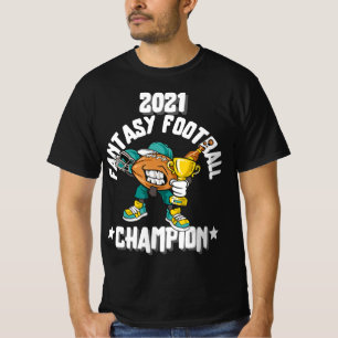 FUNNY 2021 FANTASY FOOTBALL CHAMPION FANTASY LEAGU T-Shirt