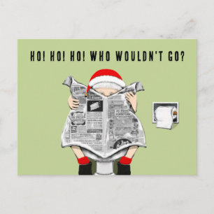 Funny 2022 Holiday Cartoon Feiertagspostkarte