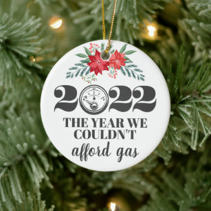 Funny 2022 konnte sich Gasweihnachtsferien nicht l Keramik Ornament